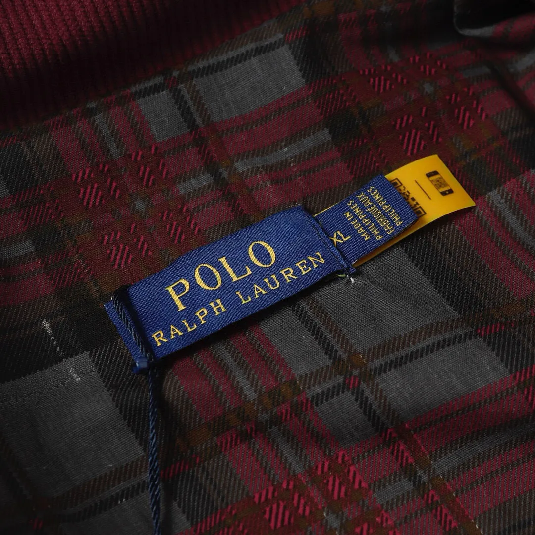 P306 Style number: 605 -Ralph Lauren 24ssRL classic war horse logo embroidered jacket zipper jacket on the chest -The item is made of customized fabrics and purchased from the original version. A full set of customized accessories. Details determine success or failure. The new autumn and winter style has a very nice upper body effect and a loose fit. -Color: Picture color -Size: M/ Ｌ /XL/ 2XL